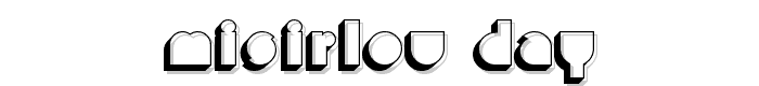 Misirlou Day font